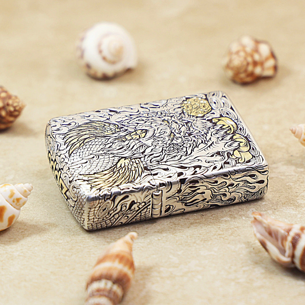 Zippo Dual-Tone Pixiu Prosperity Edition (Deluxe Leather Box) 168-DS17