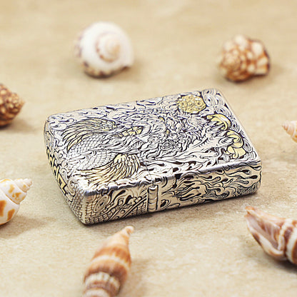 Zippo Dual-Tone Pixiu Prosperity Edition (Deluxe Leather Box) 168-DS17