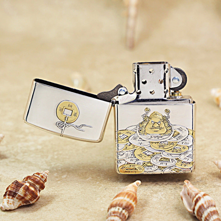 Zippo Dual-Tone 'Zhong Kui' Guardian of Wealth Edition 162-DS63