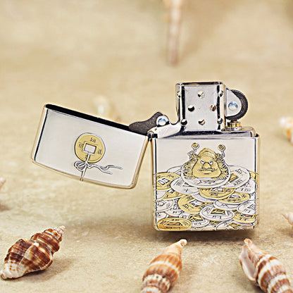 Zippo Dual-Tone 'Zhong Kui' Guardian of Wealth Edition 162-DS63