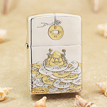 Zippo Dual-Tone 'Zhong Kui' Guardian of Wealth Edition 162-DS63