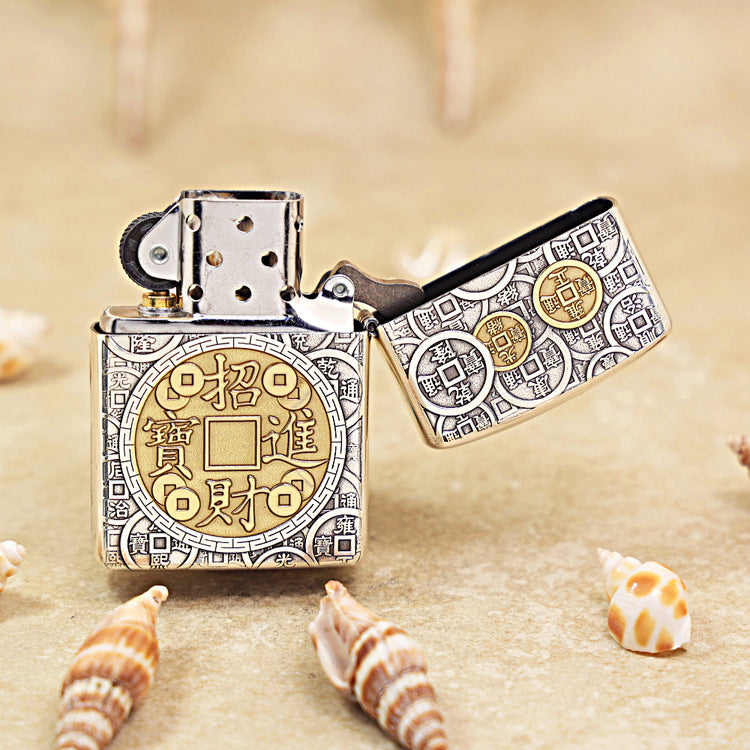 Zippo 'Eight Treasures' Deep Carve - DS104