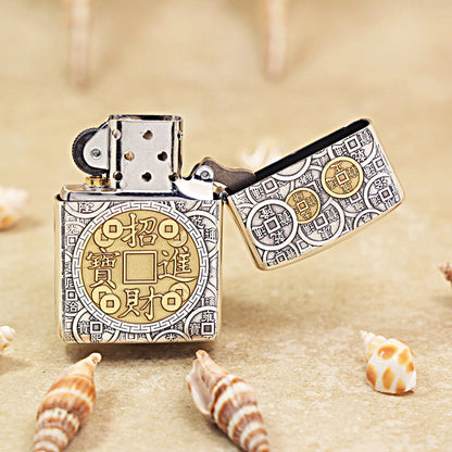 Zippo 'Eight Treasures' Deep Carve - DS104