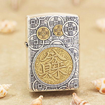 Zippo 'Eight Treasures' Deep Carve - DS104