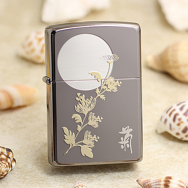 Zippo Four Gentlemen Chrysanthemum - KR16