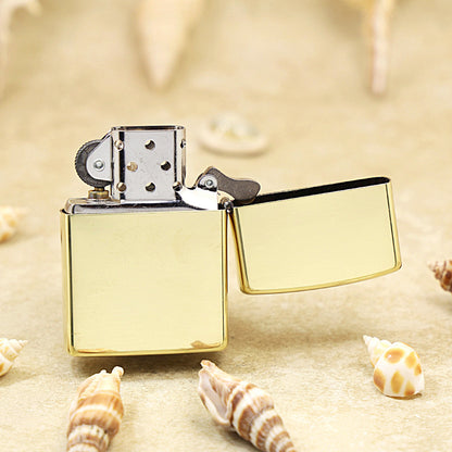 Zippo Gold Plate Deep Carve Arabesque - Floral Series - JP54