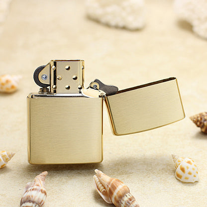 Zippo Gold Plate Koi Fish and Cherry Blossom - JP45