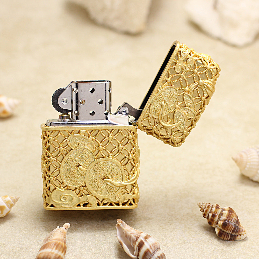Zippo Gold-Plated 'Money Toad' Case 205-DS58