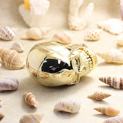 Zippo Heavy Armor Giant Skull - High Polish Gold - JP61