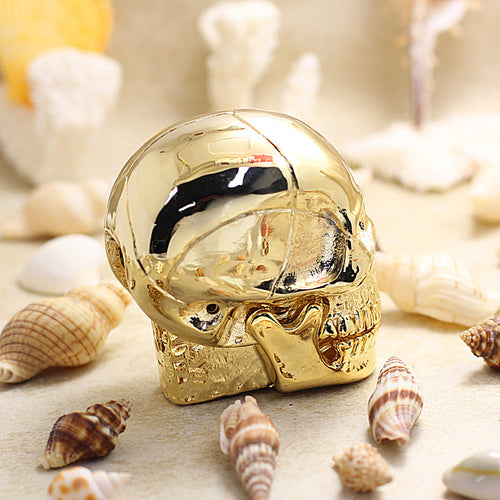 Zippo Heavy Armor Giant Skull - High Polish Gold - JP61
