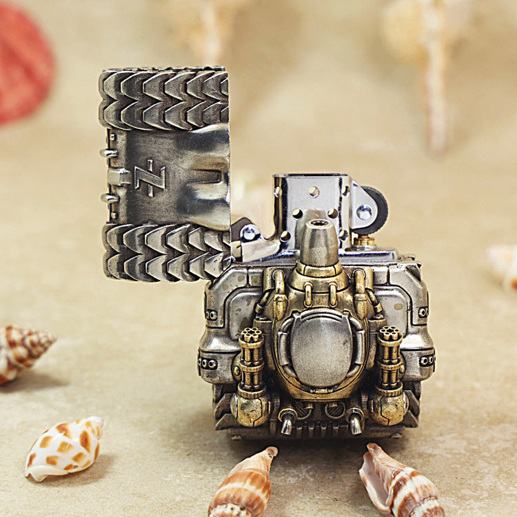 Zippo Heavy Relief Anti-Tank Armored War Machine Case Set - CM46