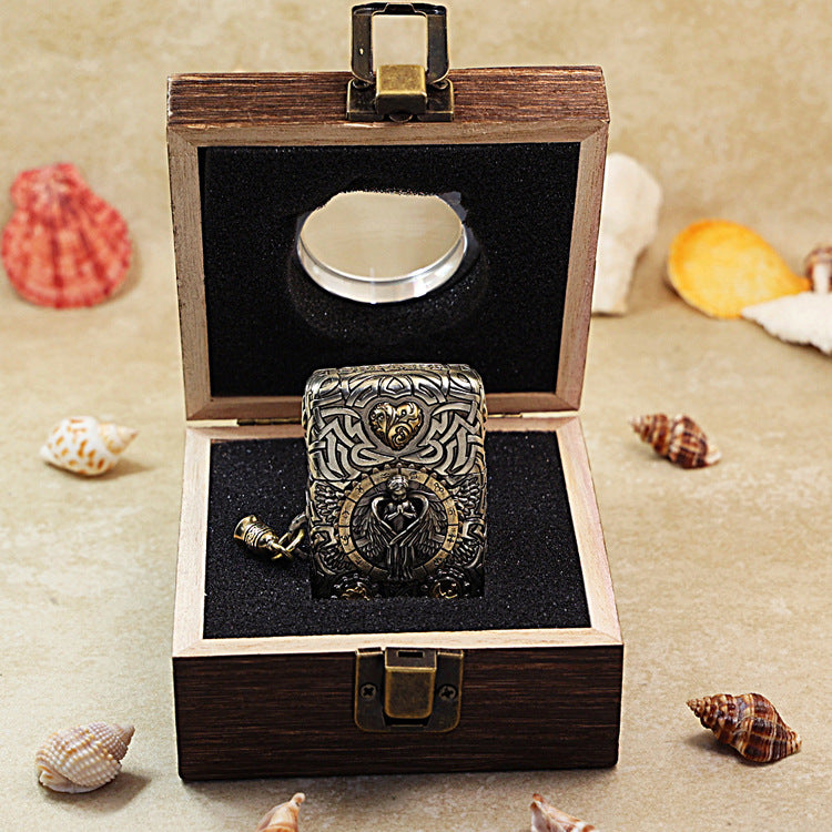 Zippo Heavy Relief Embellished Guardian Angel and Celtic Knotwork - CM07