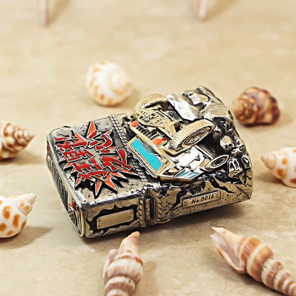 Zippo Solid 3d-embossed Off-Road Jeep and Rock Crawler Case Bundle - CM12