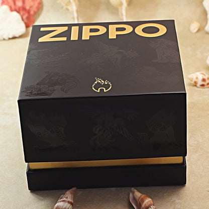 Zippo Heavy Relief Painted Gold Animal Figurine Basketball - CM10