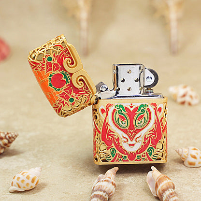 Zippo Heavy Relief Red WuKong Case - CM45