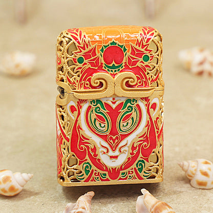 Zippo Heavy Relief Red WuKong Case - CM45