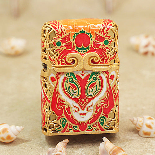 Zippo Heavy Relief Red WuKong Case - CM45