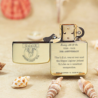 Zippo High Polish Brass 10th Anniversary - CC101