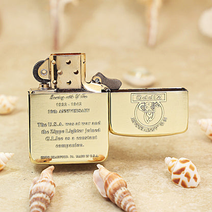 Zippo High Polish Brass 10th Anniversary - CC101