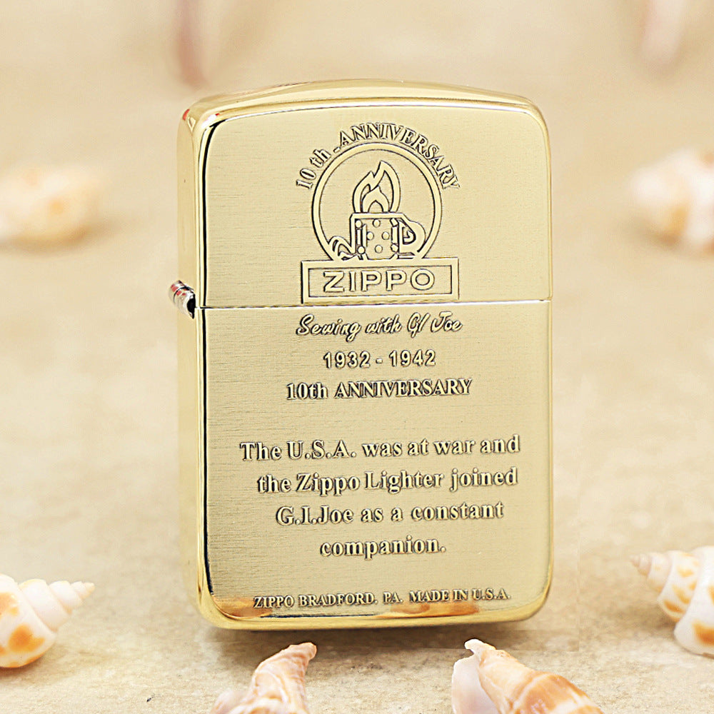 Zippo High Polish Brass 10th Anniversary - CC101