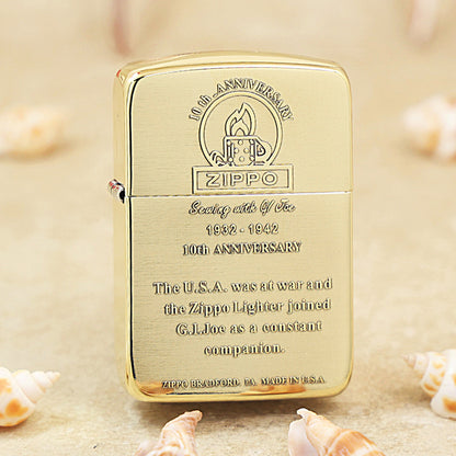 Zippo High Polish Brass 10th Anniversary - CC101