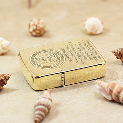 Zippo High Polish Brass 40th Anniversary - CC93