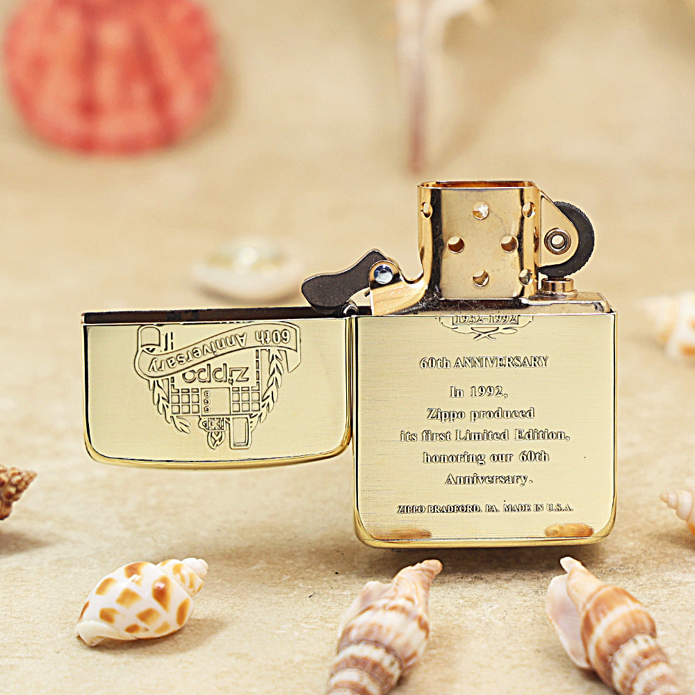 Zippo High Polish Brass 60th Anniversary - CC94