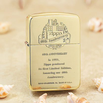 Zippo High Polish Brass 60th Anniversary - CC94