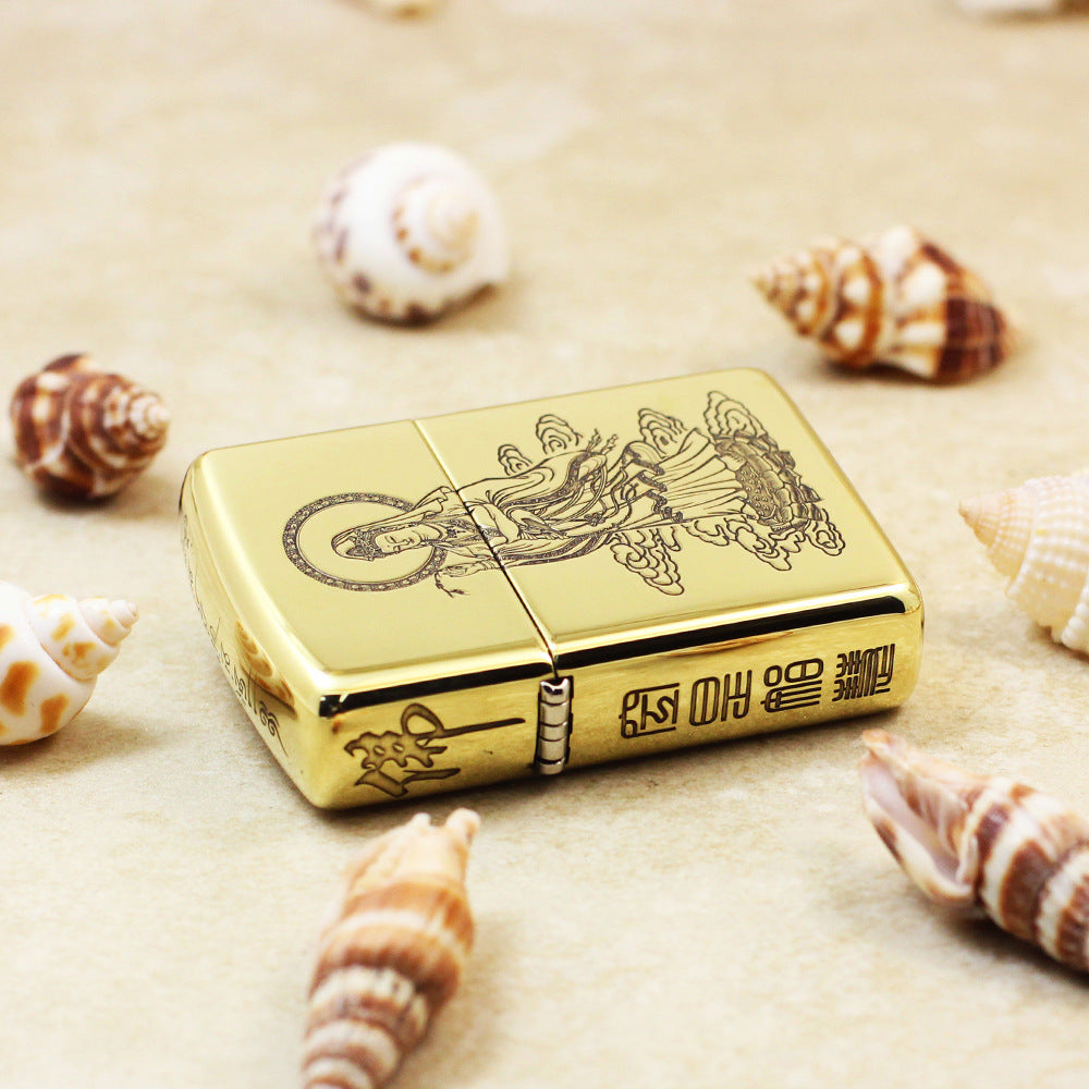 Zippo High Polish Brass Bodhisattva Avalokitesvara - CC92