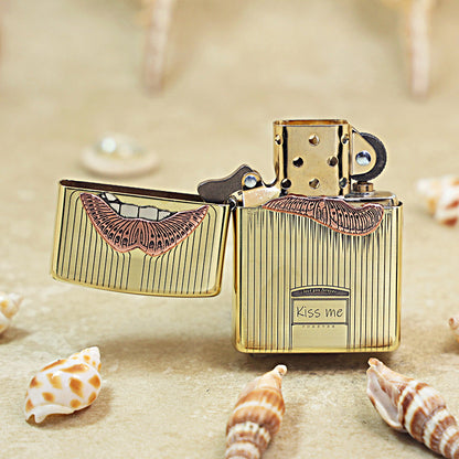 Zippo High Polish Brass Copper Lips - CC65