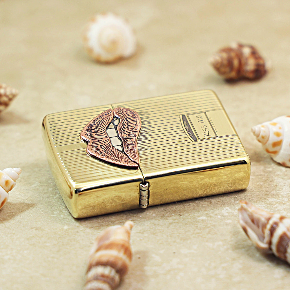 Zippo High Polish Brass Copper Lips - CC65
