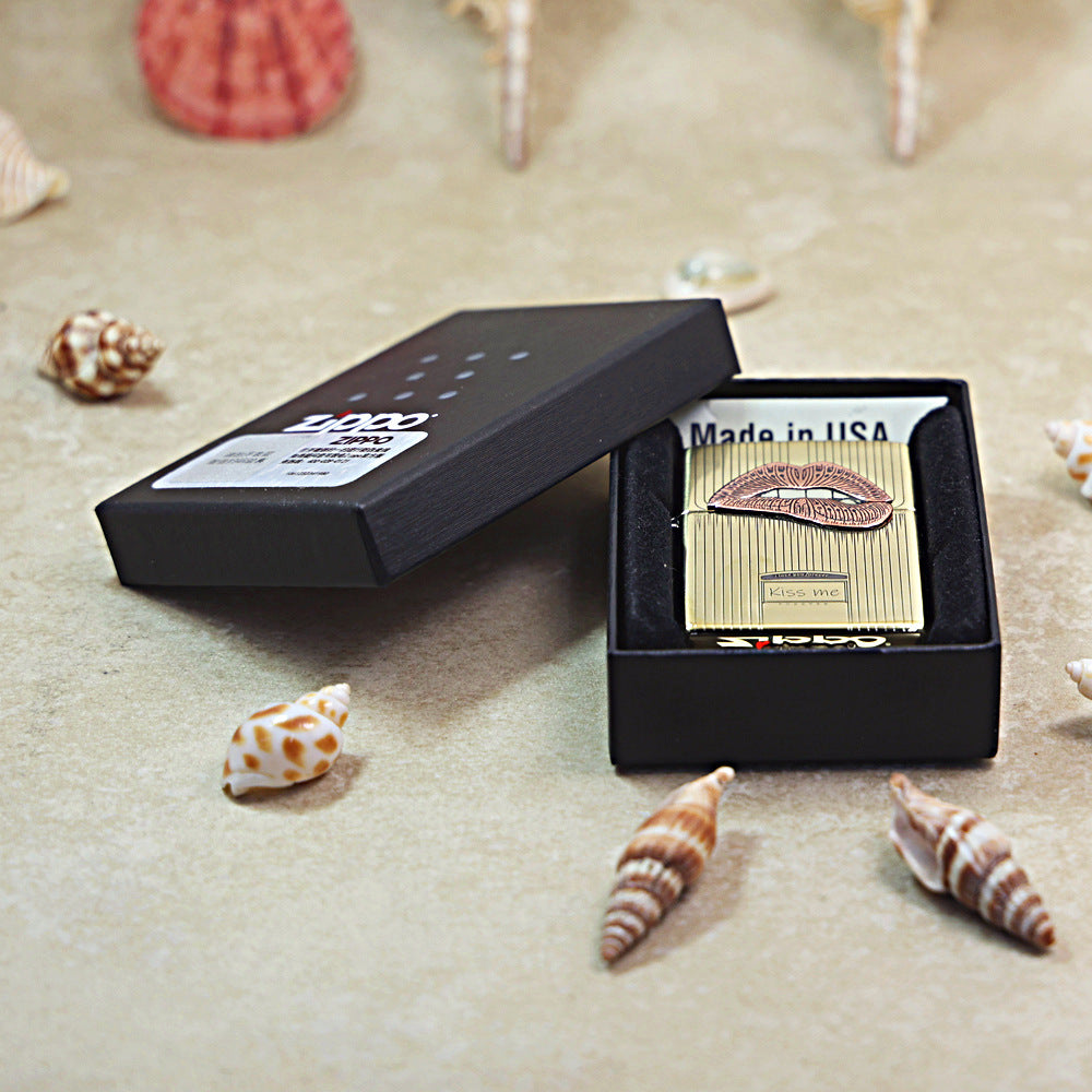 Zippo High Polish Brass Copper Lips - CC65