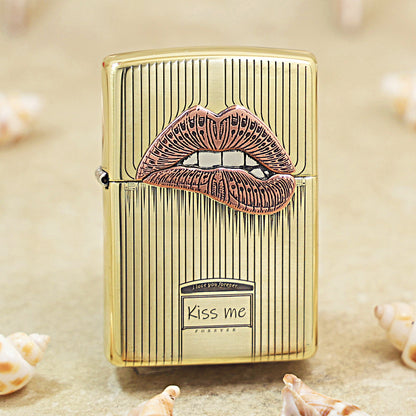 Zippo High Polish Brass Copper Lips - CC65