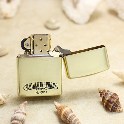 Zippo High Polish Brass Deep Engraved Whirlwindproof Pin-Up Girl - CC149