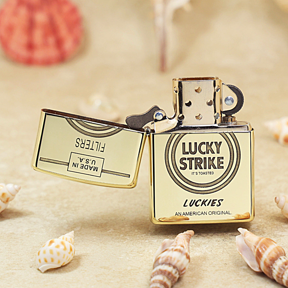 Zippo High Polish Brass Lucky Strike Filters - CC97