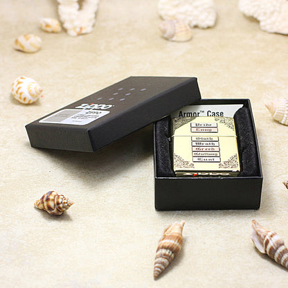 Zippo High Polish Brass Seven Deadly Sins - CC96