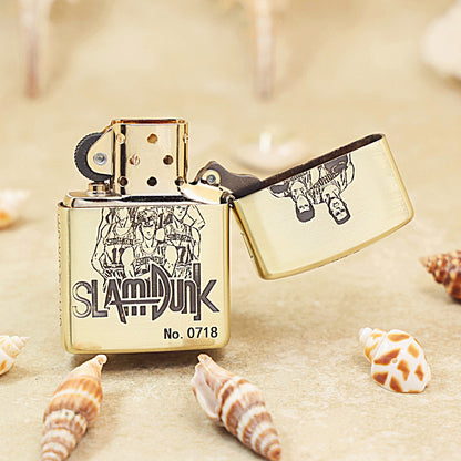 Zippo High Polish Brass 'Slam Dunk Mitsui Hisashi' - CC40