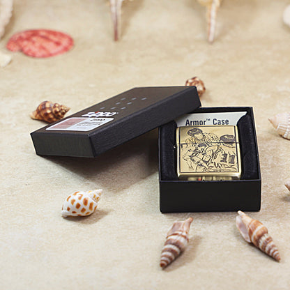 Zippo High Polish Brass Slam Dunk Rukawa Kaede - CC91