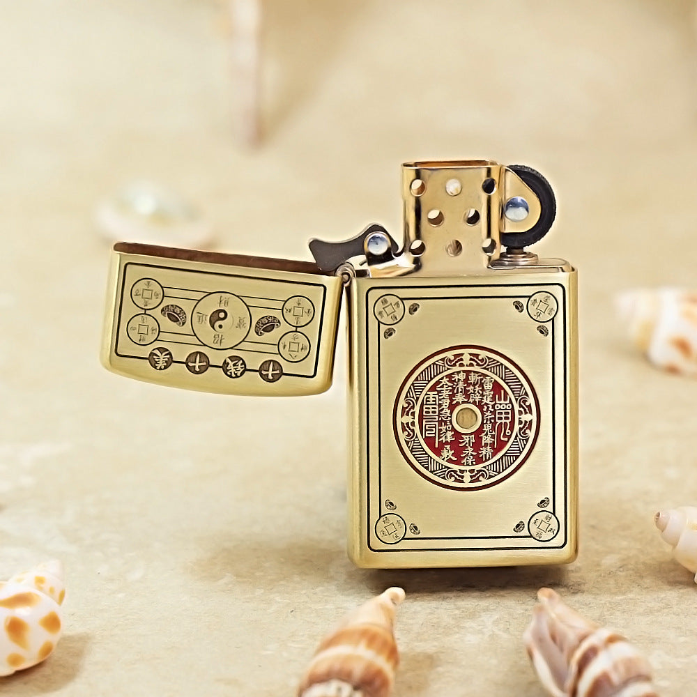 Zippo High Polish Brass Ten-Cash Talisman - CC57