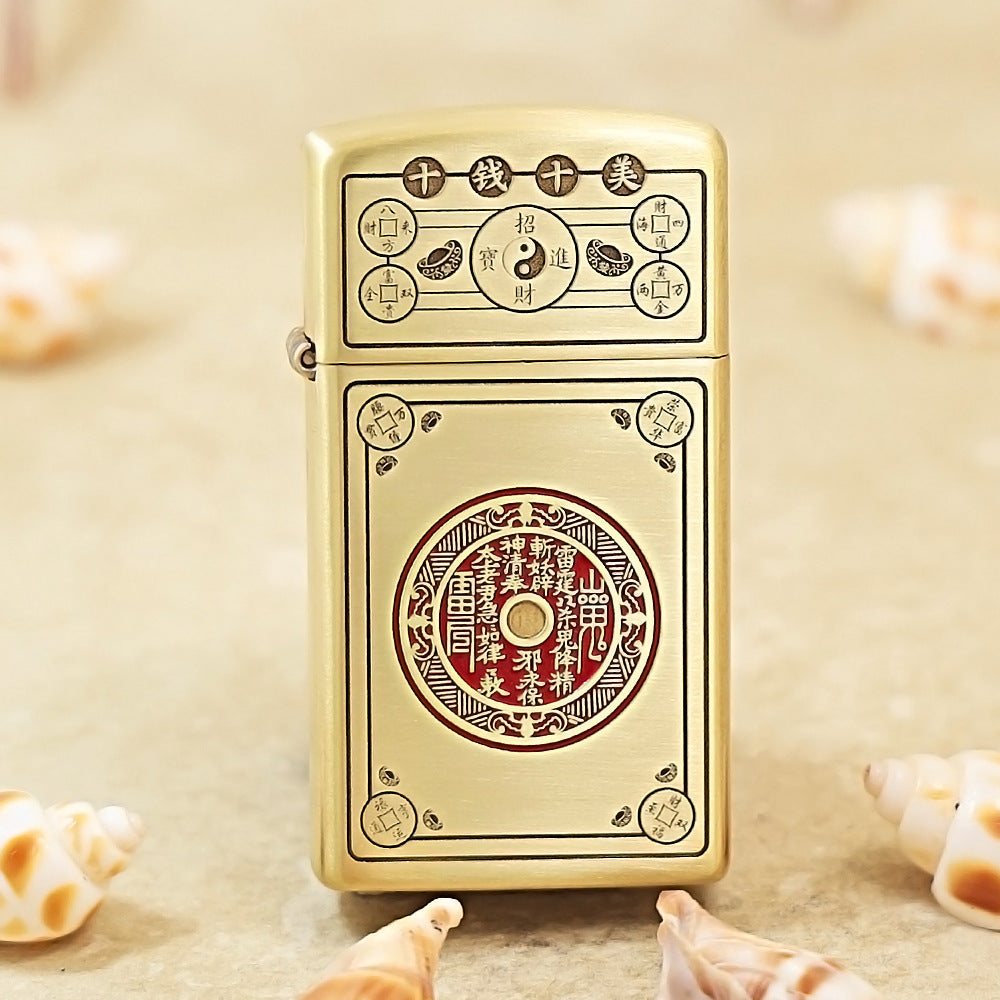 Zippo High Polish Brass Ten-Cash Talisman - CC57