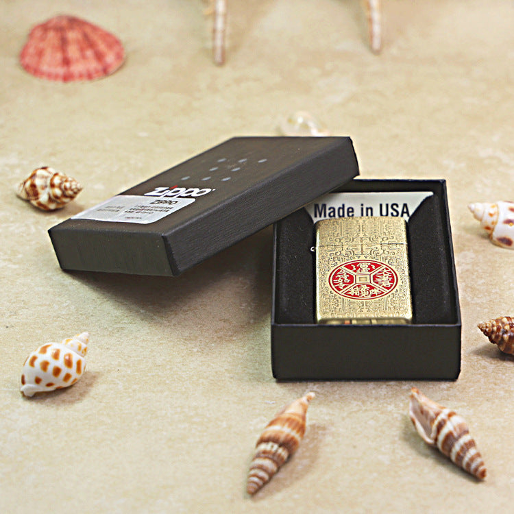 Zippo High Polish Brass Thunder Talisman - CC78