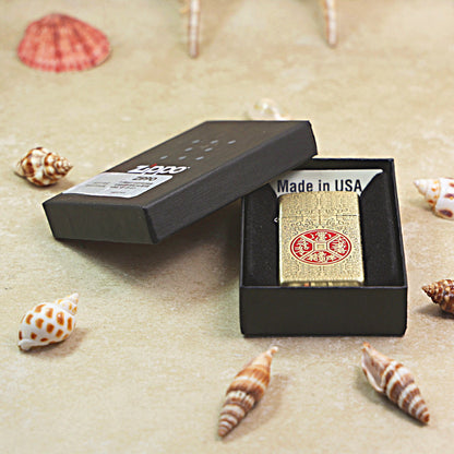 Zippo High Polish Brass Thunder Talisman - CC78