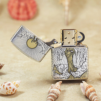 Zippo High Polish Chrome 'Angel's Temptation' - DS136