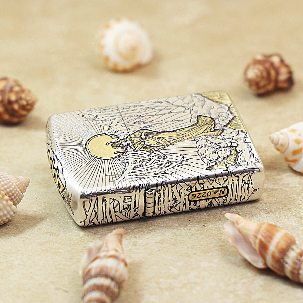 Zippo High Polish Chrome 'Angel's Temptation' - DS136