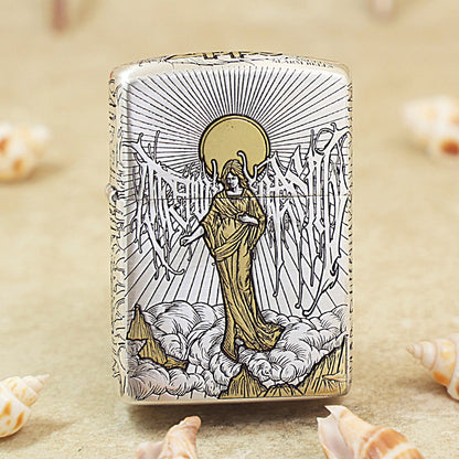 Zippo High Polish Chrome 'Angel's Temptation' - DS136