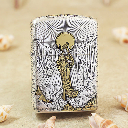 Zippo High Polish Chrome 'Angel's Temptation' - DS136