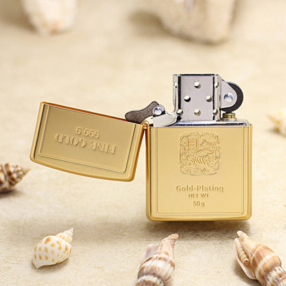 Zippo High Polish Gold 'Fine Gold Bar 999.9' - CC32