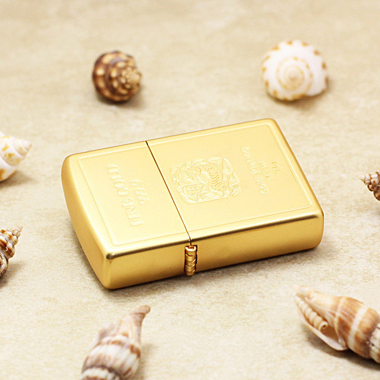 Zippo High Polish Gold 'Fine Gold Bar 999.9' - CC32