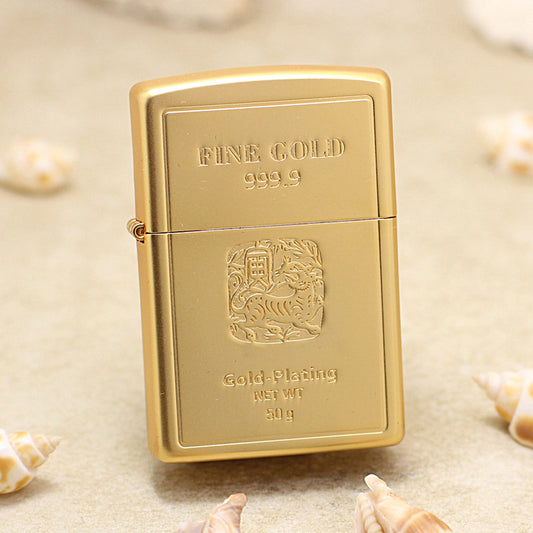 Zippo High Polish Gold 'Fine Gold Bar 999.9' - CC32