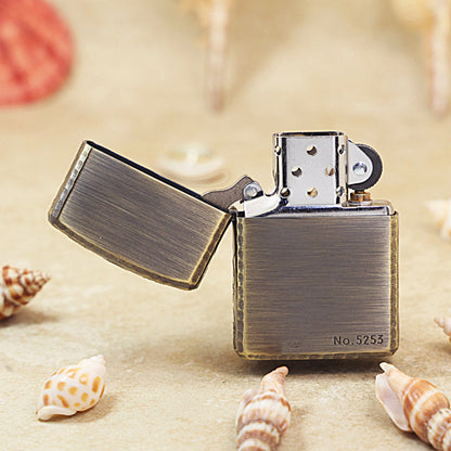 Zippo Limited Edition '3D Multi-Skull' (Gold Finish) - JP17